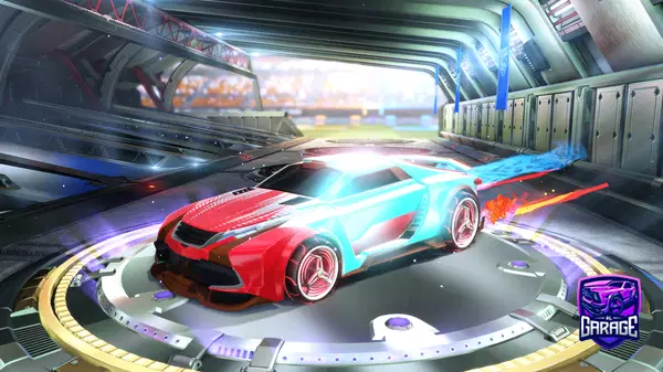 A Rocket League car design from Cosplash