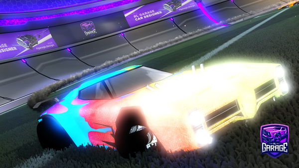 A Rocket League car design from qcpxx