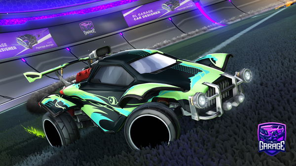 A Rocket League car design from Pman214975