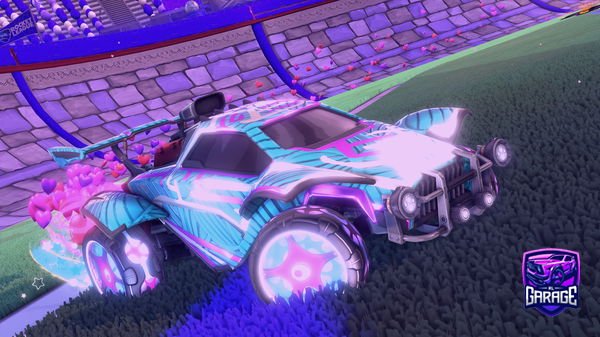 A Rocket League car design from -Goose-