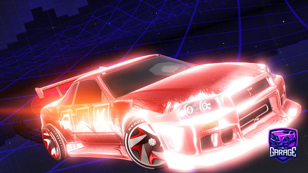 A Rocket League car design from FLOBBYTHESALTY