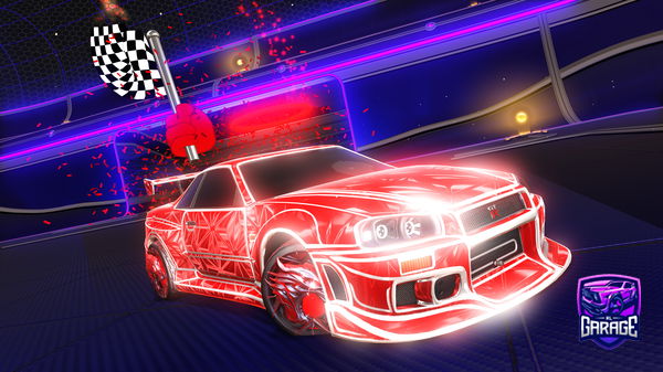 A Rocket League car design from Unoment