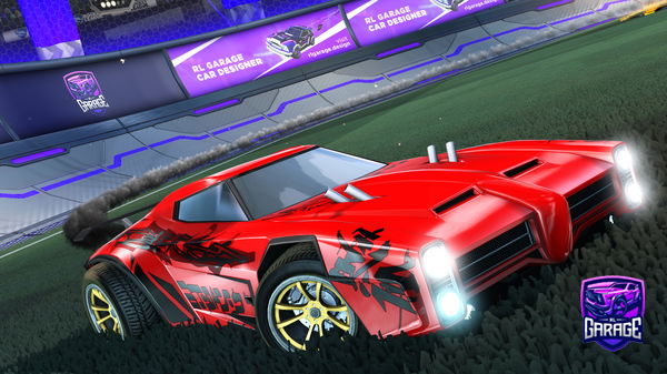 A Rocket League car design from Icke_Picke