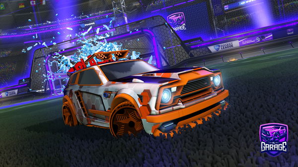 A Rocket League car design from Myriad_Chit0