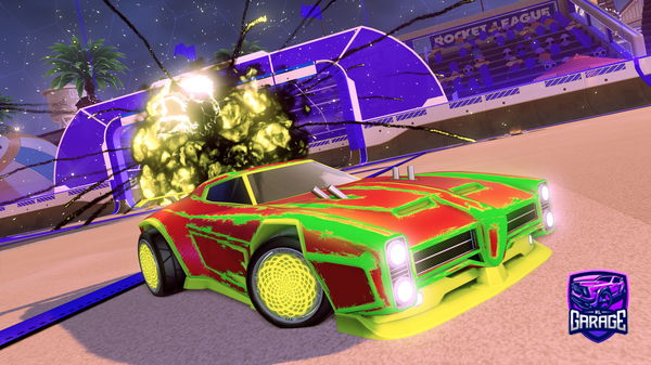 A Rocket League car design from Rippingrayman