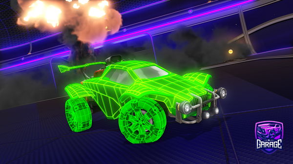 A Rocket League car design from Vegas_Vixen