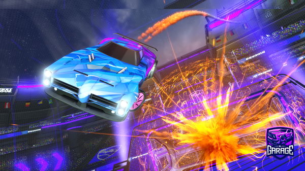 A Rocket League car design from LosarDeLaval