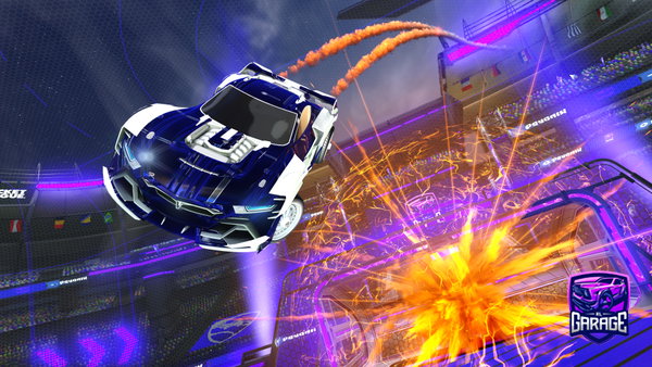 A Rocket League car design from Muffychan