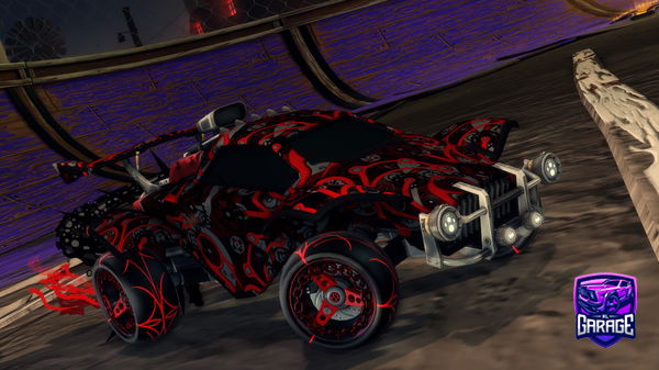 A Rocket League car design from Raiyu