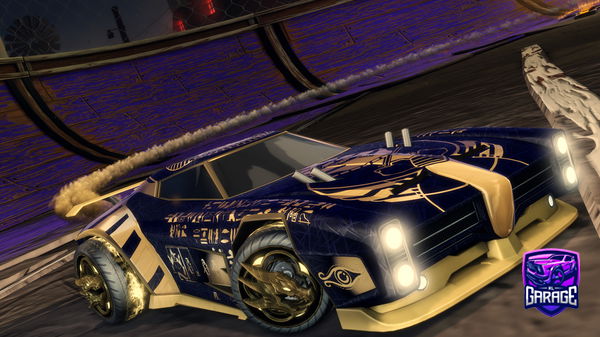 A Rocket League car design from Moonlion2110