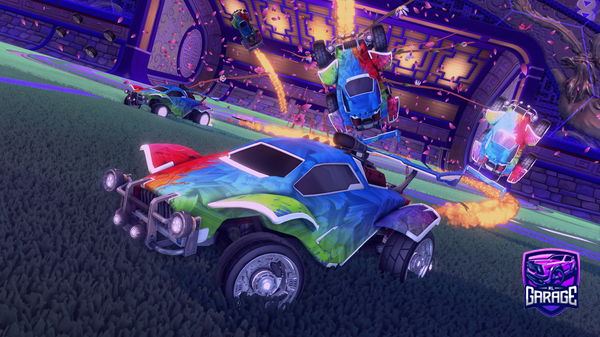 A Rocket League car design from Twitch-Lightcsfn