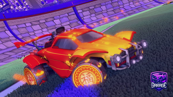 A Rocket League car design from ultra37k
