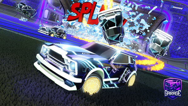 A Rocket League car design from Rl_Cibertruck
