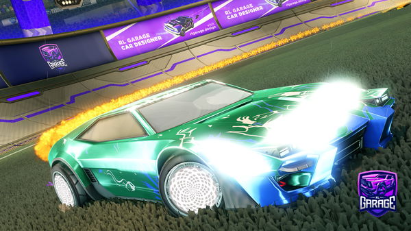 A Rocket League car design from akatotuu