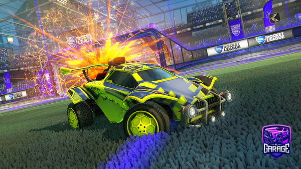A Rocket League car design from goobd