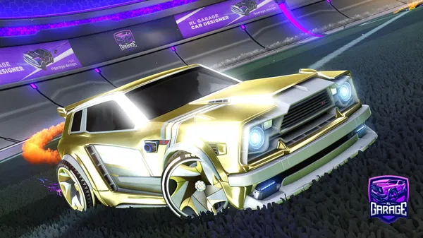 A Rocket League car design from Waleed92