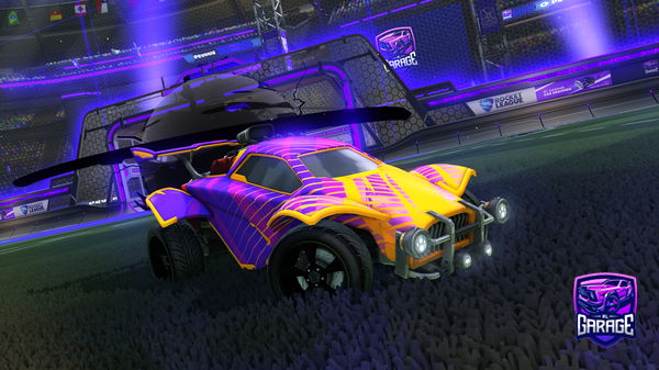 A Rocket League car design from FrxstyQc