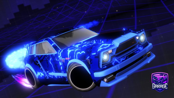A Rocket League car design from HO2