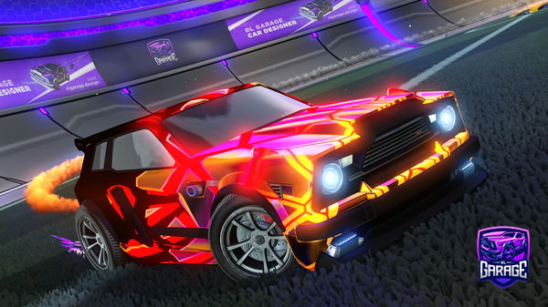 A Rocket League car design from squeak1234