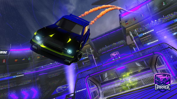 A Rocket League car design from Corbi4k