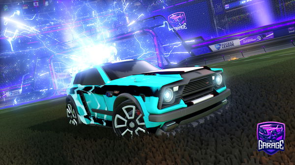 A Rocket League car design from Fatih3317