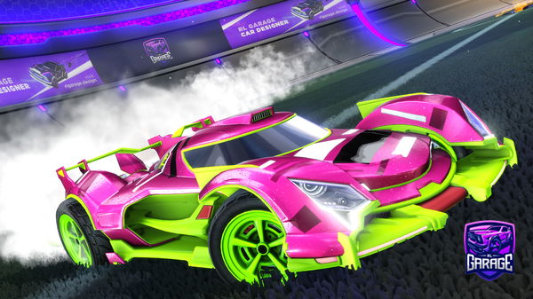 A Rocket League car design from raaloor160