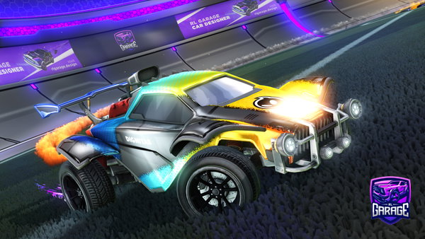 A Rocket League car design from ImNotN1ko