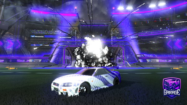 A Rocket League car design from AUGUSTOROMERO