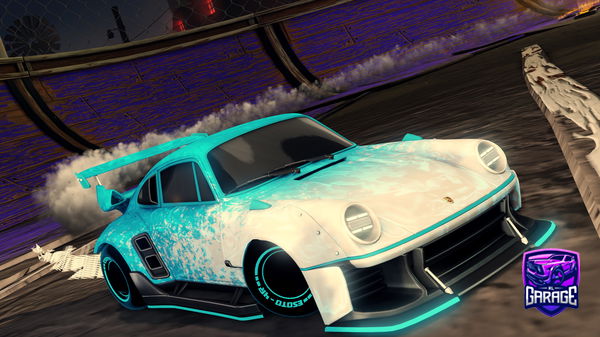 A Rocket League car design from refuise