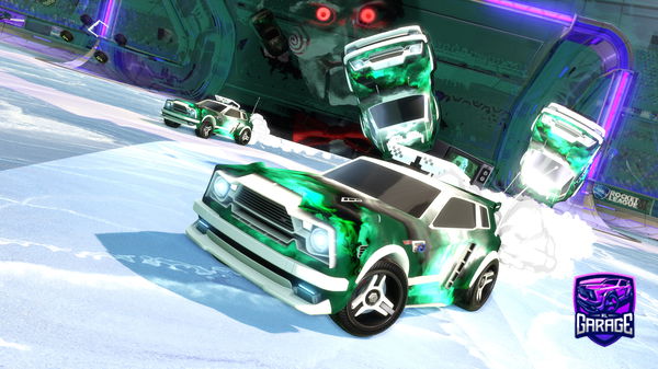 A Rocket League car design from MissH4RDCORE