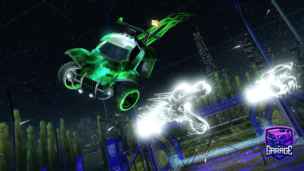 A Rocket League car design from cometeeboi