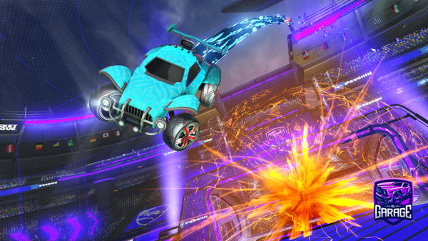 A Rocket League car design from Larsbar1