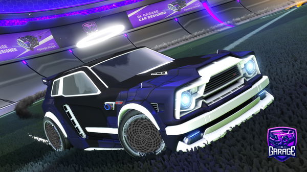 A Rocket League car design from poobum