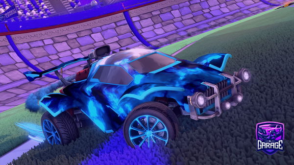 A Rocket League car design from Glmn80_name_ps4