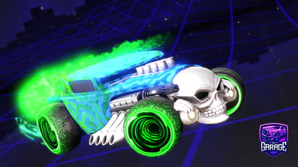 A Rocket League car design from PlumbeXD