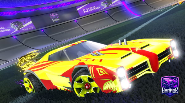 A Rocket League car design from Zarif98