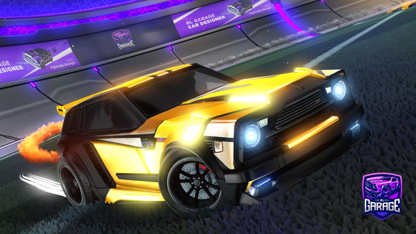 A Rocket League car design from MynameisFishRL