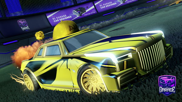 A Rocket League car design from FVgg-Terrier