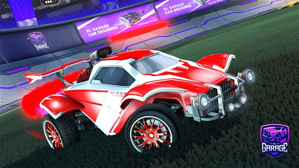 A Rocket League car design from Redknight727