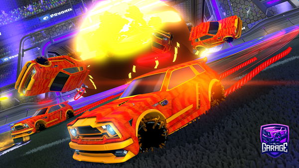 A Rocket League car design from hugzcrii