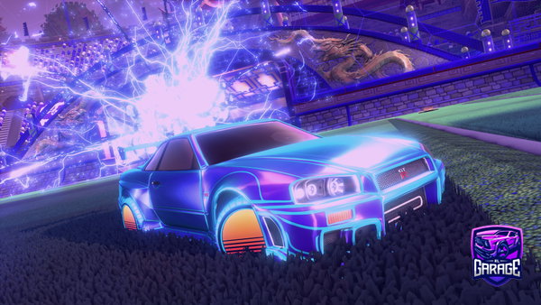 A Rocket League car design from Treanix187