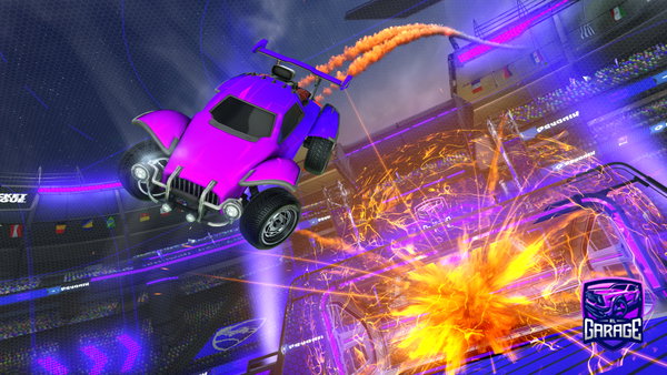 A Rocket League car design from vxry_