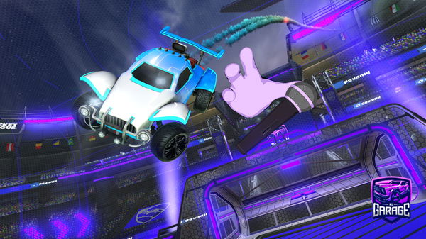 A Rocket League car design from PoggyPaulinylol