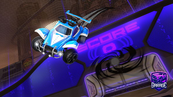 A Rocket League car design from gootcha