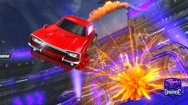 A Rocket League car design from MEGA__DINGUS