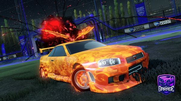 A Rocket League car design from Treanix187