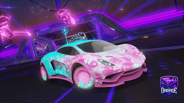 A Rocket League car design from Ieiejeje