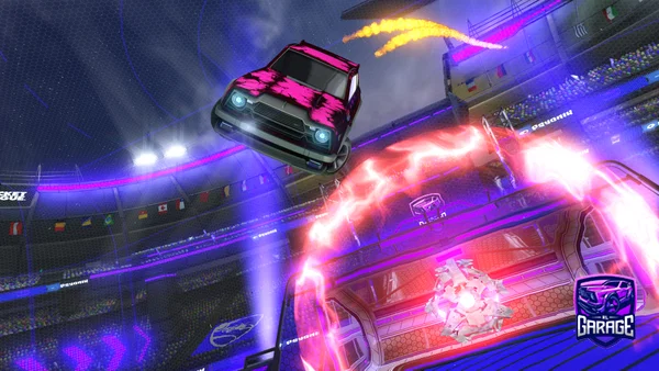 A Rocket League car design from Pvw611