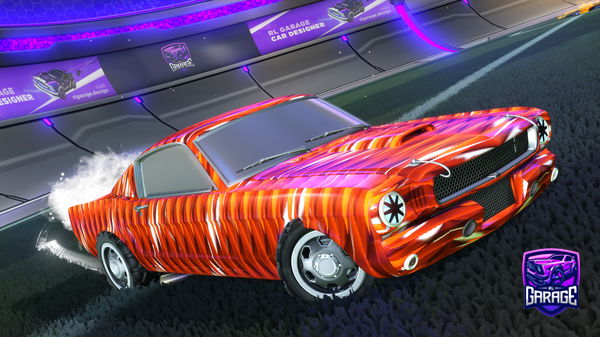 A Rocket League car design from OliTheOne
