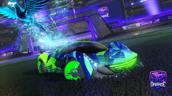 A Rocket League car design from AxolotlBlock